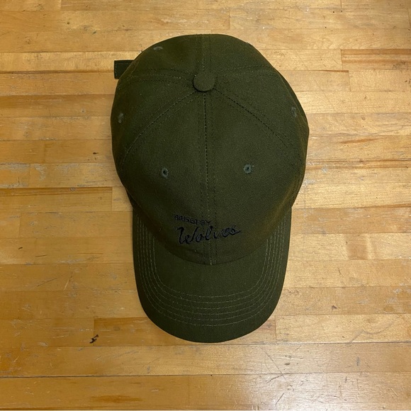 Raised By Wolves OSFA Army Green Adjustable Back Cap Hat Made In The USA - Picture 12 of 16